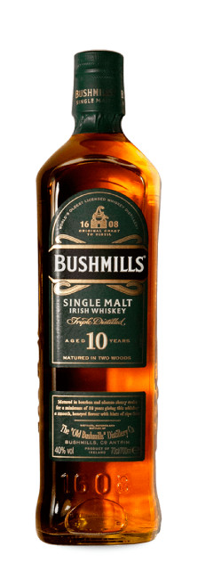 Bushmills 10 Year Old Irish Malt Whiskey